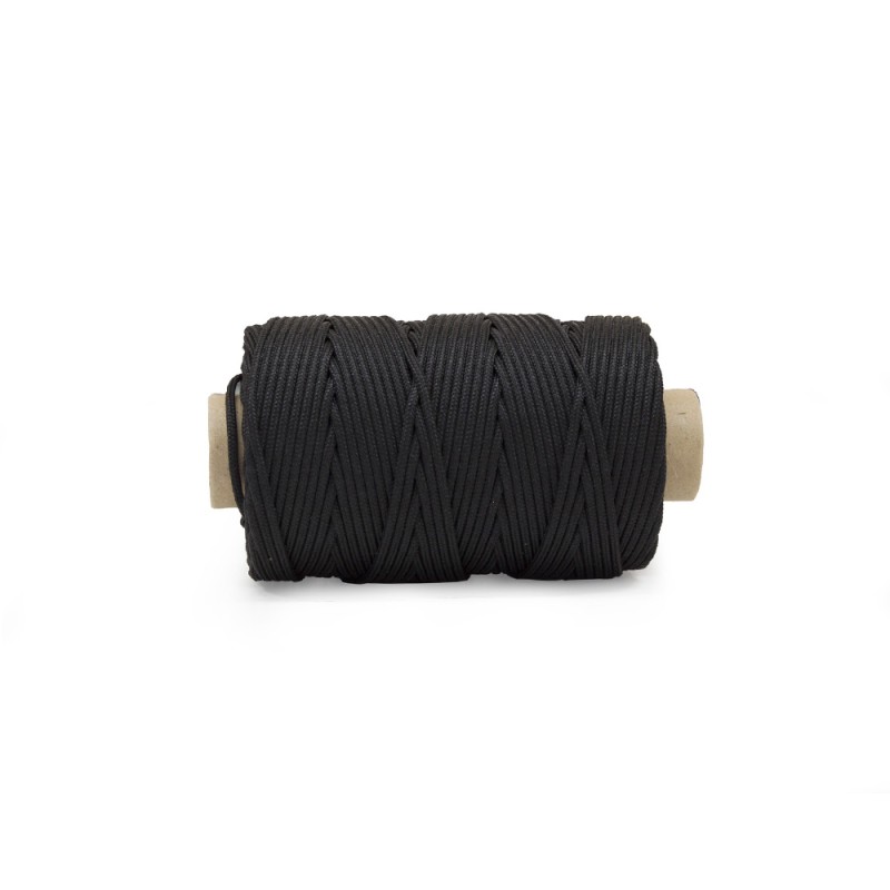 Κορδόνι συνθετικό 4mm Μαύρο